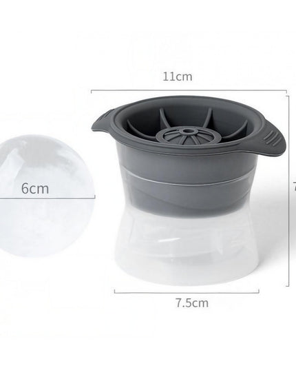 Forma cub de gheata, rotund, Polipropilena/Silicon