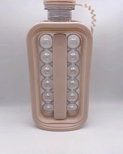 Forma pentru Gheata 1 Portabila, sub Forma de Sticla, Sfere, Diametru , Multifunctional, 17 Bilute,Culoare