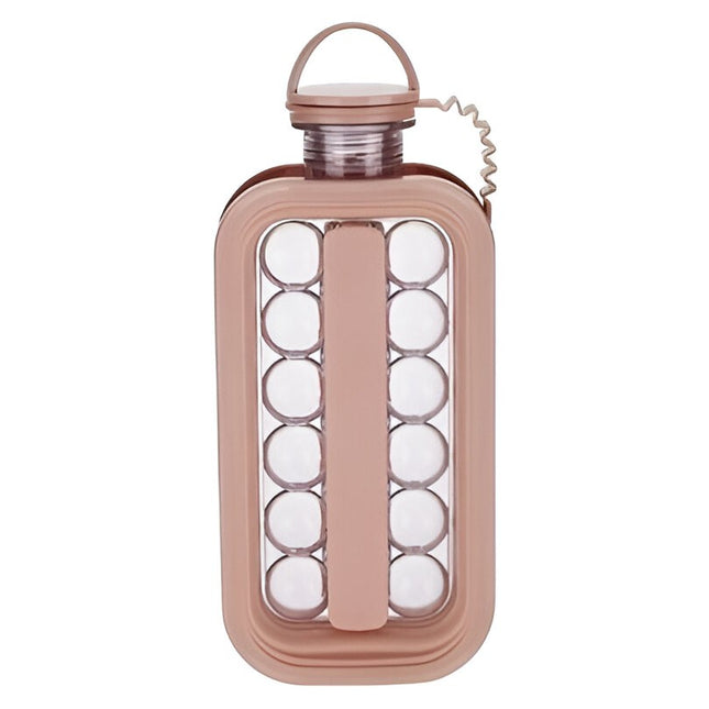 Forma pentru Gheata 1 Portabila, sub Forma de Sticla, Sfere, Diametru , Multifunctional, 17 Bilute,Culoare