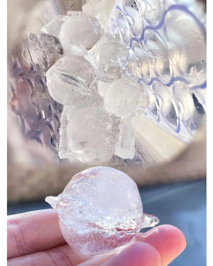 Forma pentru Gheata 1 Portabila, Tavita sub Forma de Sticla, Diametru , Multifunctional, 17 Bilute de Gheata,Culoare