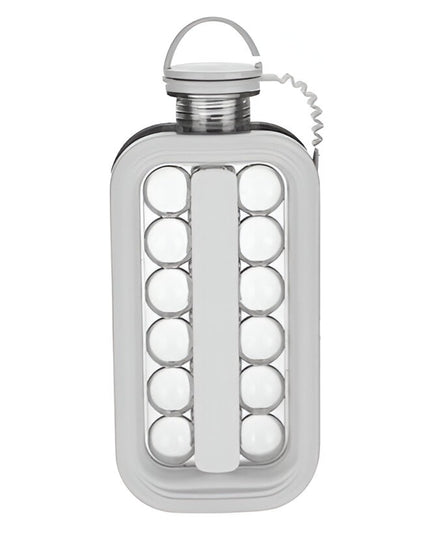 Forma pentru Gheata 1 Portabila, Tavita sub Forma de Sticla, Diametru , Multifunctional, 17 Bilute de Gheata,Culoare