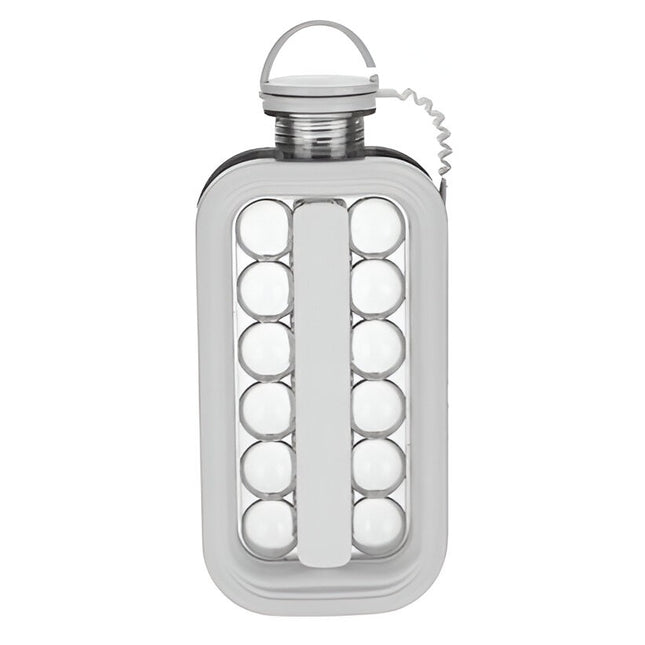 Forma pentru Gheata 1 Portabila, Tavita sub Forma de Sticla, Diametru , Multifunctional, 17 Bilute de Gheata,Culoare