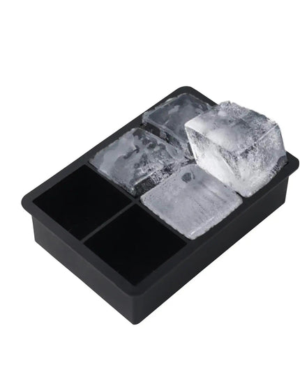 Forma pentru Gheata, 6 Forme Patrate cu Capac, din Silicon