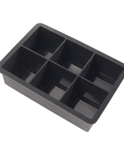 Forma pentru Gheata, 6 Forme Patrate cu Capac, din Silicon