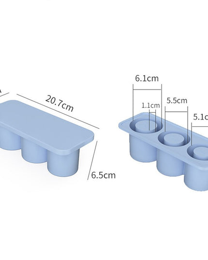 Forma pentru Gheata, din Silicon, cuburi de gheata, forme rotunde, inghetare rapida