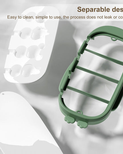 Forma pentru inghetata 4 compartimente, forme cu animalute, materialsilicon si ABS