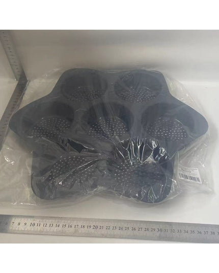 Forme de Silicon pentru Copt, 7 Forme Rotiunde, pentru Burgeri si Prajituri