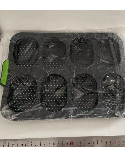Forme de Silicon pentru Copt, 8 Forme Ovale, pentru Paine si Prajituri