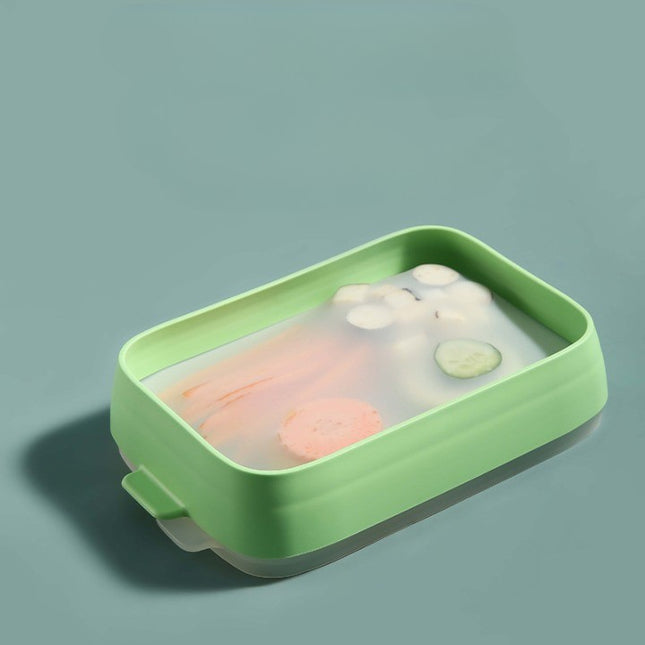 Recipient de Depozitare Alimente, Etans, pentru Frigider, din Plastic, Mentinere Proaspata, Reutilizabil, Rezistent la Temperaturi Extreme