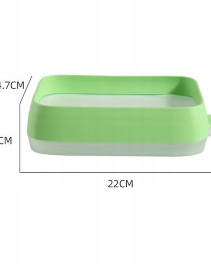 Recipient de Depozitare Alimente, Etans, pentru Frigider, din Plastic, Mentinere Proaspata, Reutilizabil, Rezistent la Temperaturi Extreme