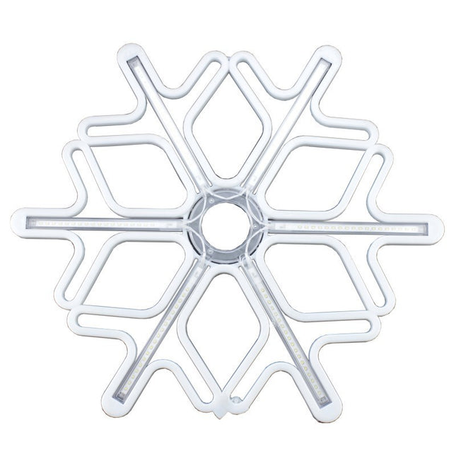 Fulg de Nea Luminos, 96 Led, cu Joc de Lumini, Transformator Inclus