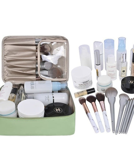 Geanta de Calatorie, pentru Cosmetice si Articole de Toaleta, Material Impermeabil, 1, Portfard Interior Detasabil