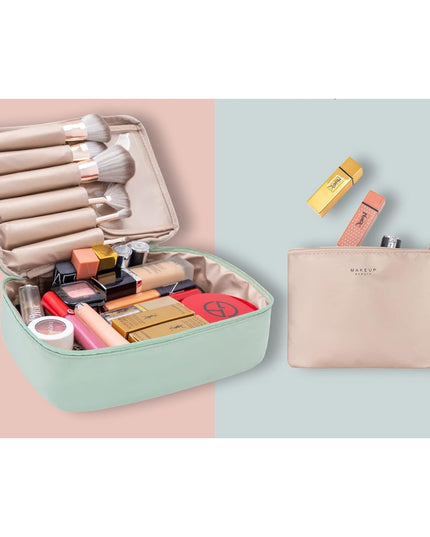 Geanta de Calatorie, pentru Cosmetice si Articole de Toaleta, Material Impermeabil, 1, Portfard Interior Detasabil