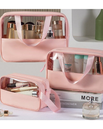 Geanta pentru cosmetice, Geanta pentru Voiaj sau Organizarea produselor Cosmetice, Geanta pentru Machiaj, din PVC si PU