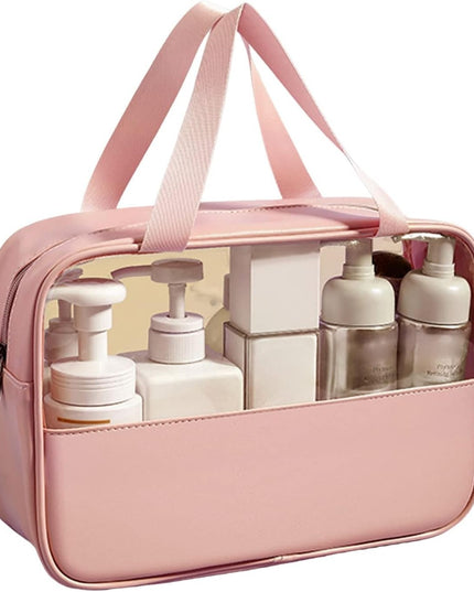 Geanta pentru cosmetice, Geanta pentru Voiaj sau Organizarea produselor Cosmetice, Geanta pentru Machiaj, din PVC si PU