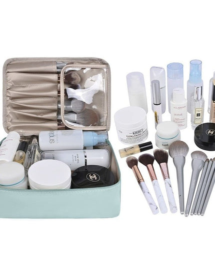 Geanta de Calatorie, pentru Cosmetice si Articole de Toaleta, Material Impermeabil, 1, Portfard Interior Detasabil