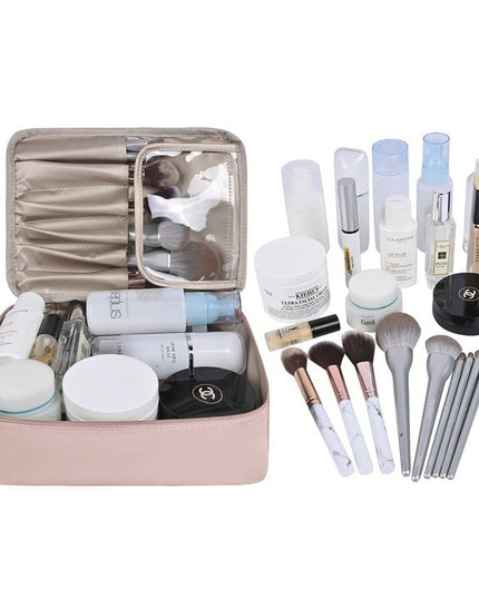 Geanta de Calatorie, pentru Cosmetice si Articole de Toaleta, Material Impermeabil, 1, Portfard Interior Detasabil