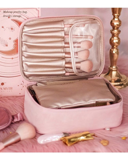 Geanta de Calatorie, pentru Cosmetice si Articole de Toaleta, Material Impermeabil, 1, Portfard Interior Detasabil