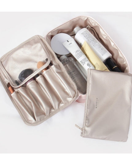 Geanta de Calatorie, pentru Cosmetice si Articole de Toaleta, Material Impermeabil, 1, Portfard Interior Detasabil