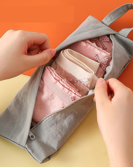 Geanta de Depozitare, Pentru Haine Mici, Lenjerie, Sosete, Cosmetice, Impermeabila, cu Maner