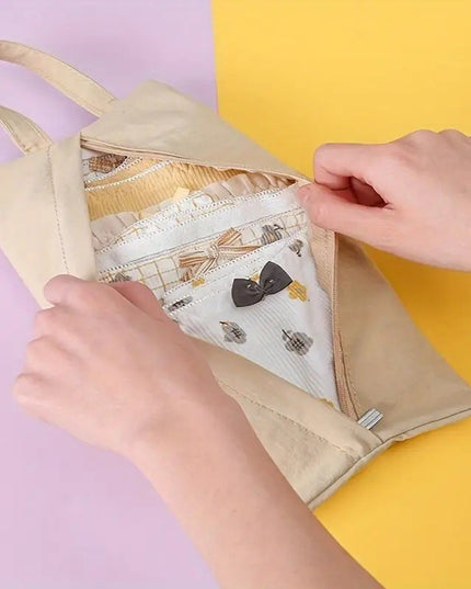 Geanta de Depozitare, Pentru Haine Mici, Lenjerie, Sosete, Cosmetice, Impermeabila, cu Maner