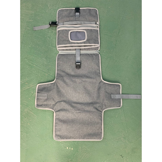 Geanta Multifunctionala, Tip Aleza de Schimbat Scutece, Impermeabila, din Panza Oxford, cu Buzunare, Usor de Agatat