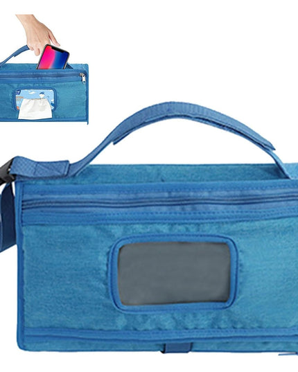 Geanta Multifunctionala, Tip Aleza de Schimbat Scutece, Impermeabila, din Panza Oxford, cu Buzunare, Usor de Agatat