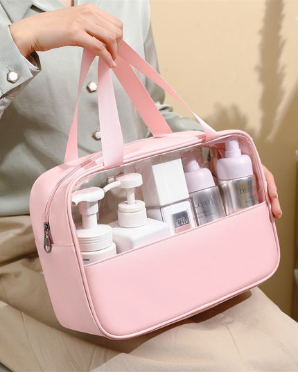 Geanta pentru cosmetice, Geanta pentru Voiaj sau Organizarea produselor Cosmetice, Geanta pentru Machiaj, din PVC si PU