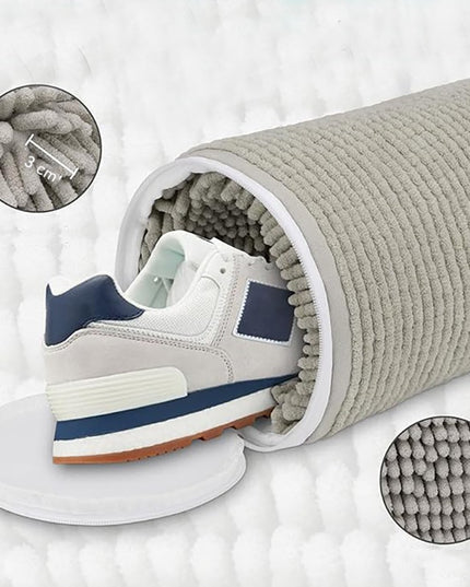 Geanta pentru Spalare Incaltaminte, pentru Masina de Spalat, cu Fibre Pufoase in Interior, cu Fermoar, Curatare 360 de Grade