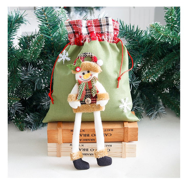 Sac cadouri tematica Om de Zapada, Material Textil,cu Siret