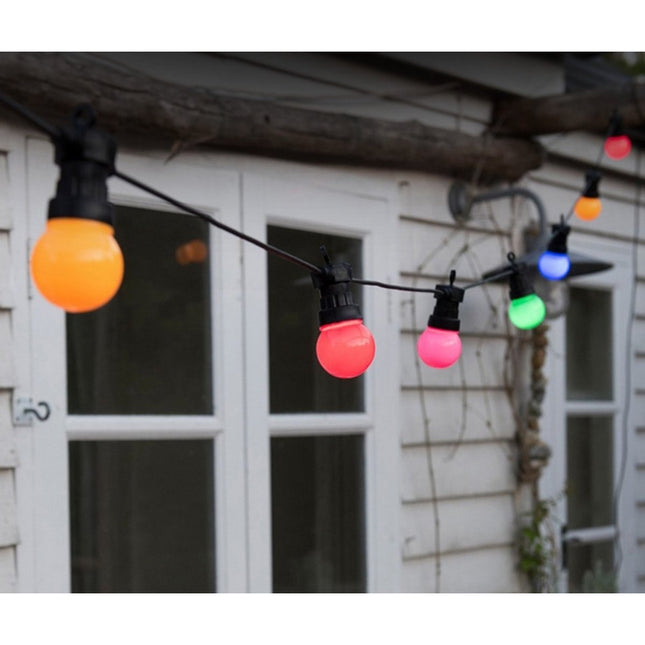 Ghirlanda Luminoasa, fara Transformator,20 LED-uri Model Bulb, Interconectabila, IP65