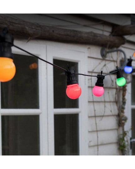 Ghirlanda Luminoasa, fara Transformator,20 LED-uri Model Bulb, Interconectabila, IP65