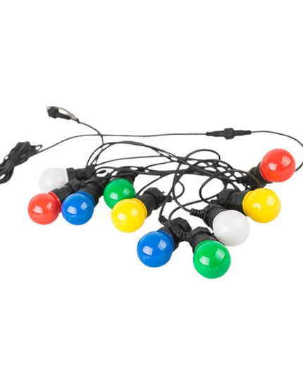 Ghirlanda Luminoasa, fara Transformator,20 LED-uri Model Bulb, Interconectabila, IP65