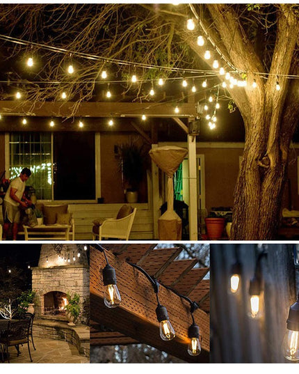 Ghirlanda Luminoasa, cu Transformator,10 LED-uri Model Bulb, Interconectabila, IP44