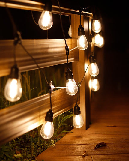 Ghirlanda Luminoasa, cu Transformator,10 LED-uri Model Bulb, Interconectabila, IP44