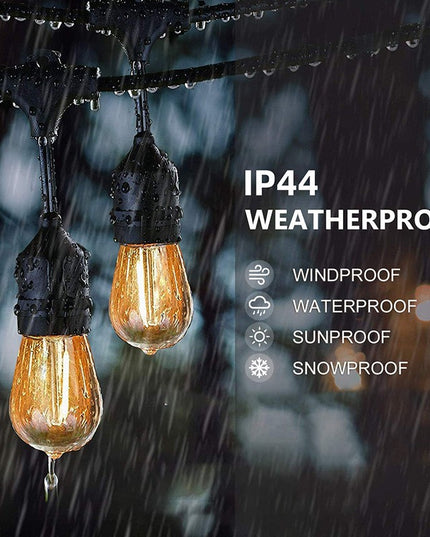 Ghirlanda Luminoasa, cu Transformator,10 LED-uri Model Bulb, Interconectabila, IP44