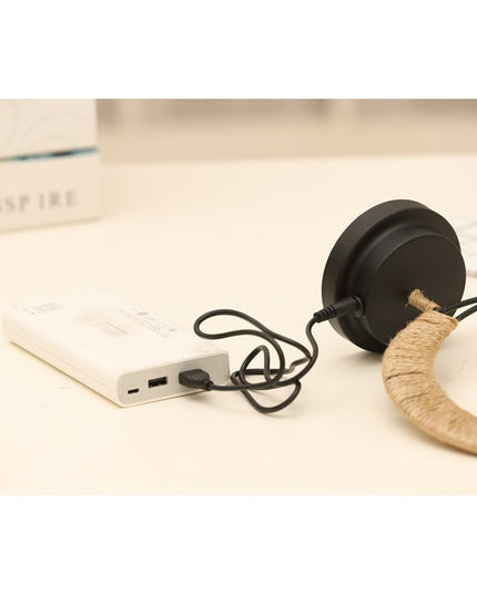 Lampa veghe semi-luna cu stea din sticla, led