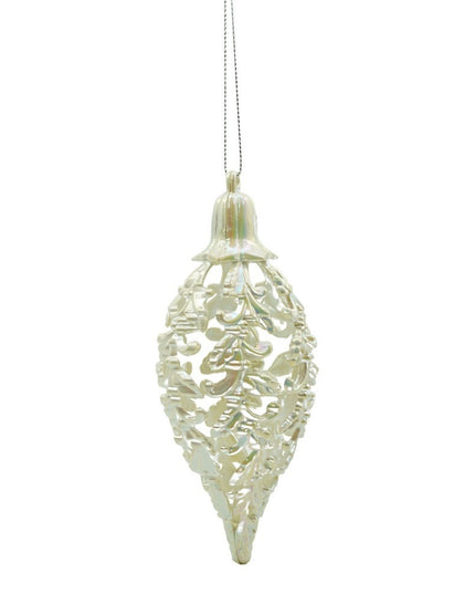 Glob de Craciun, Perlat, in forma de Con de brad, x , Plastic,