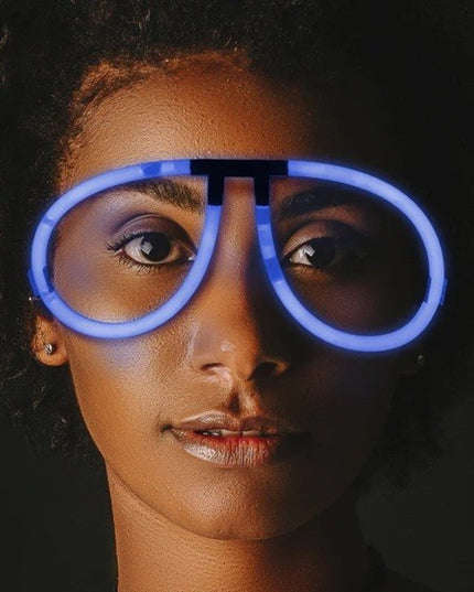 Ochelari Decorativi, din Plastic, Fluorescenti, Accesoriu Petrecere