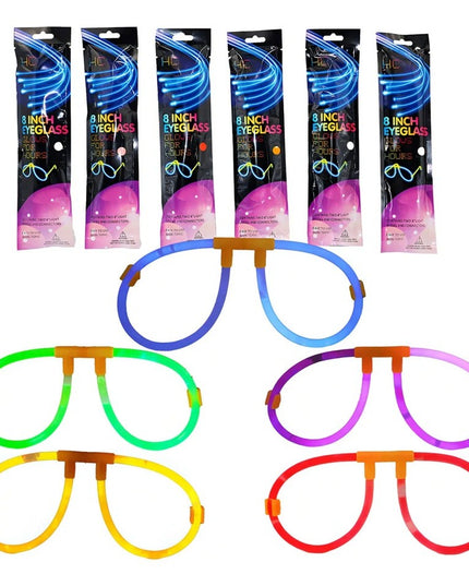 Ochelari Decorativi, din Plastic, Fluorescenti, Accesoriu Petrecere