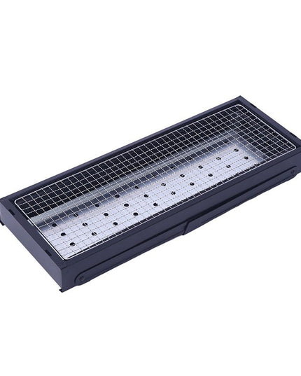 Gratar Portabil, Confectionat din Metal, pentru Picnic, Gradina, Terasa, Camping, Dimensiuni Reduse