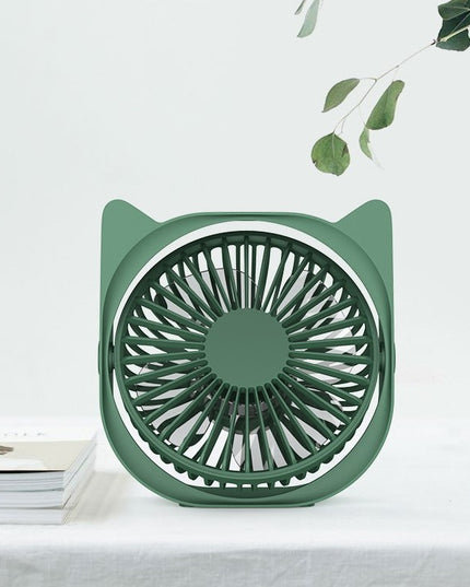 Mini ventilator pentru birou cu usb, rotire 360 grade, 3 viteze