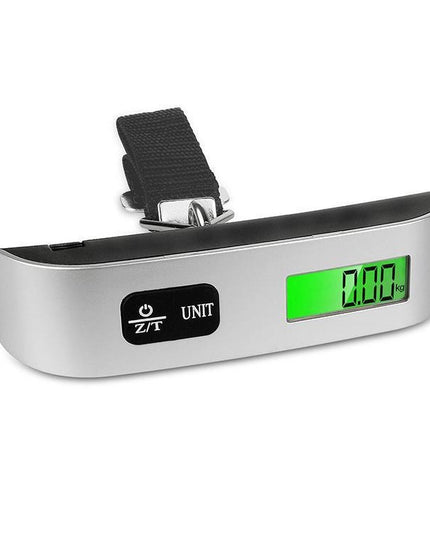 Cantar Digital de Mana Curea, Cantar Portabil, Cantarire Bagaje, Capacitate 50 kg, Functie de Tara