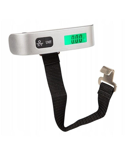 Cantar Digital de Mana Curea, Cantar Portabil, Cantarire Bagaje, Capacitate 50 kg, Functie de Tara