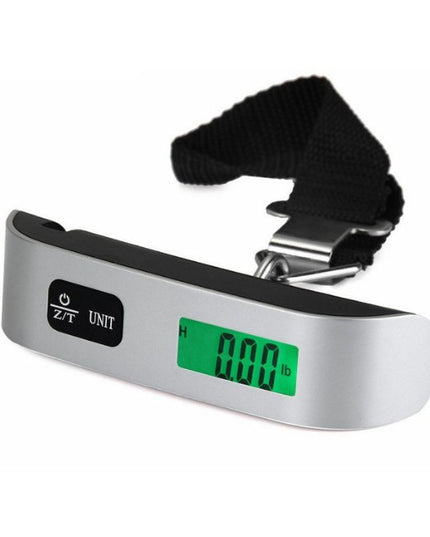 Cantar Digital de Mana Curea, Cantar Portabil, Cantarire Bagaje, Capacitate 50 kg, Functie de Tara