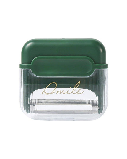 Decojitor/Curatator manual de legume si fructe, portabil, cu magnet, doua lame, Inox