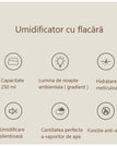 verde / Umidificator de tip flacara, Flippy, cu aromaterapie, 7 culori, 250 ml, verde