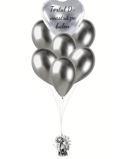 Greutate pentru Baloane cu Heliu, din Folie cu Franjuri, 170g, 13 x 5 x 3 cm
