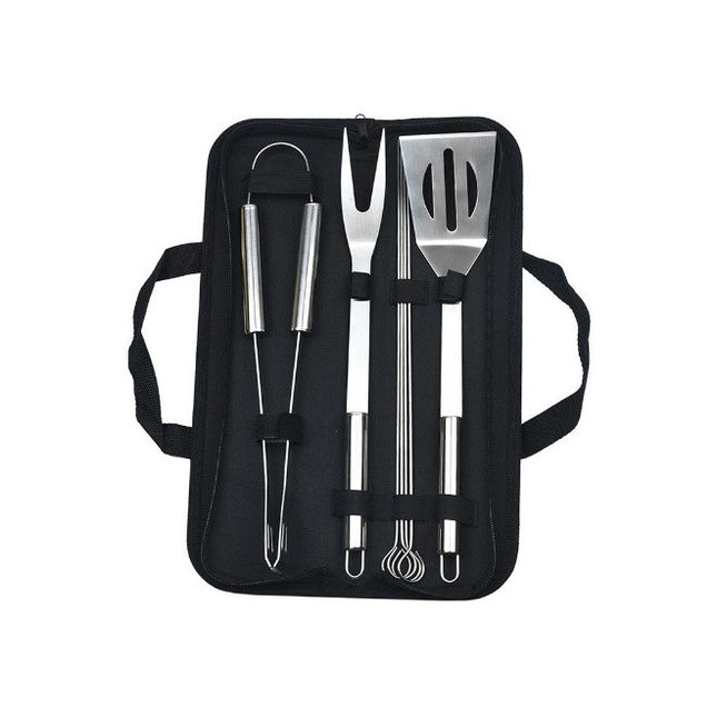 7 Ustensile pentru Gratar, din Otel Inoxidabil, Geanta Oxford