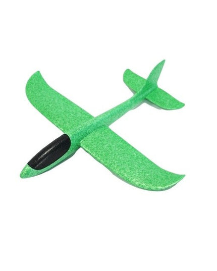 Avion planor din polistiren in punga , lungime 47 cm ,